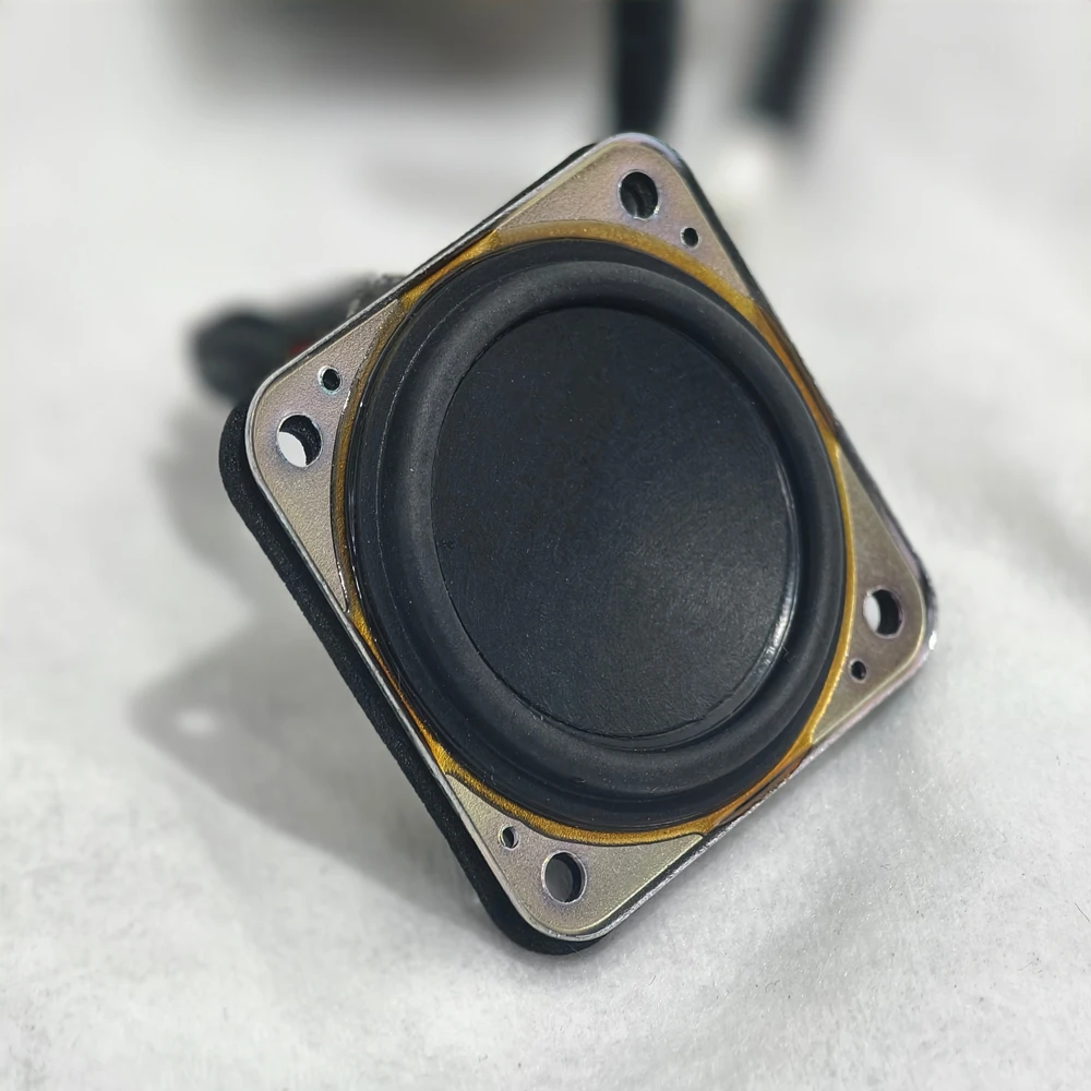 43mm Square Full Range Speaker Driver Long‑Throw High‑Roll Rubber Surround For Portable Bluetooth Replacement DIY Audio