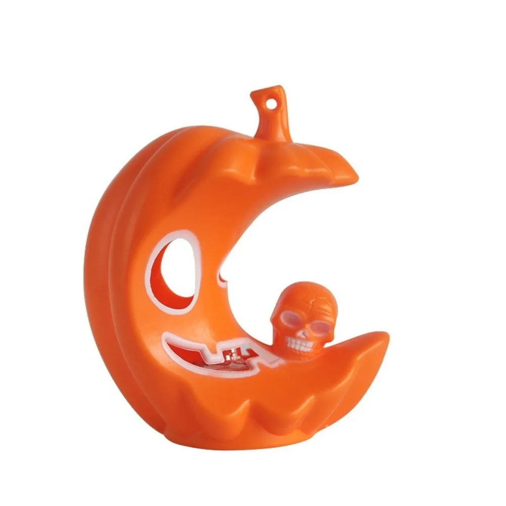12個入り-光るハロウィンパンプキンライト-怖いポータブルスカルライト-クリエイティブなプラスチック製パンプキンオーナメント-ナイトライト