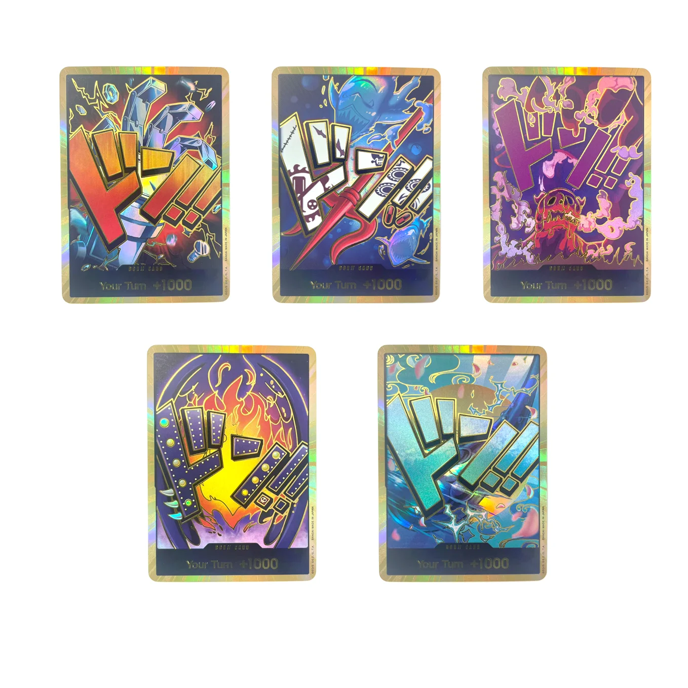 

One Piece Card Game Special DON!! Cards (Gold) English OPCG DIY Eustass "Captain" Kid Hody Jones Magellan King Yamato