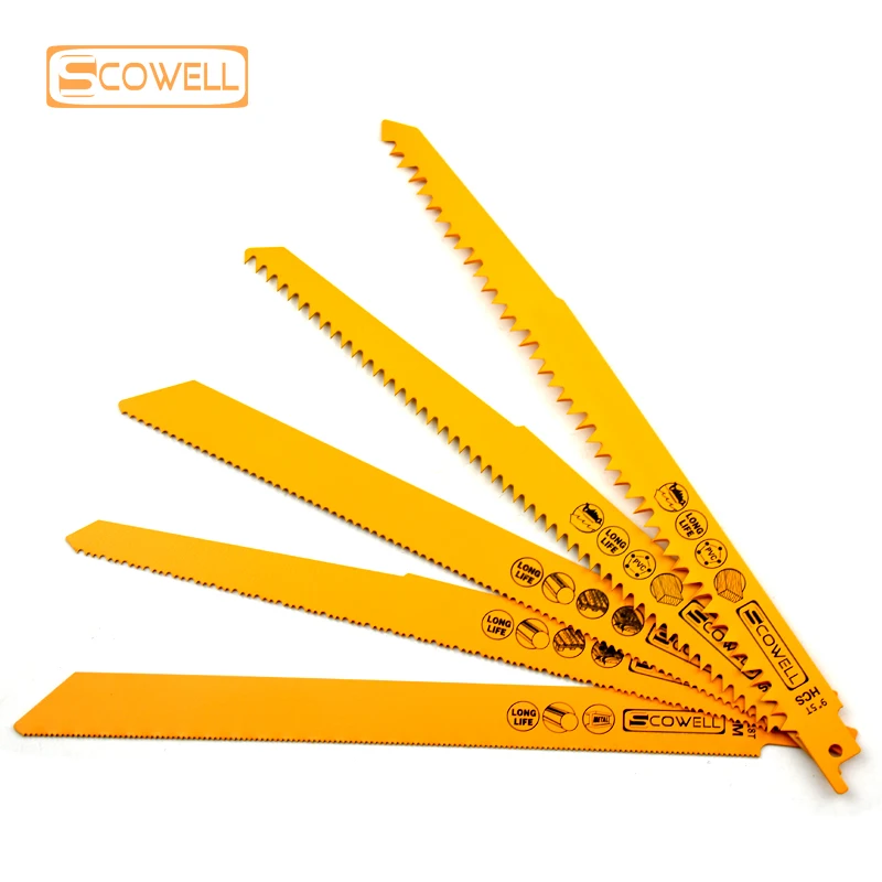 5PCS Mixed HSS Bimetal Reciprocating Saw Blade 6