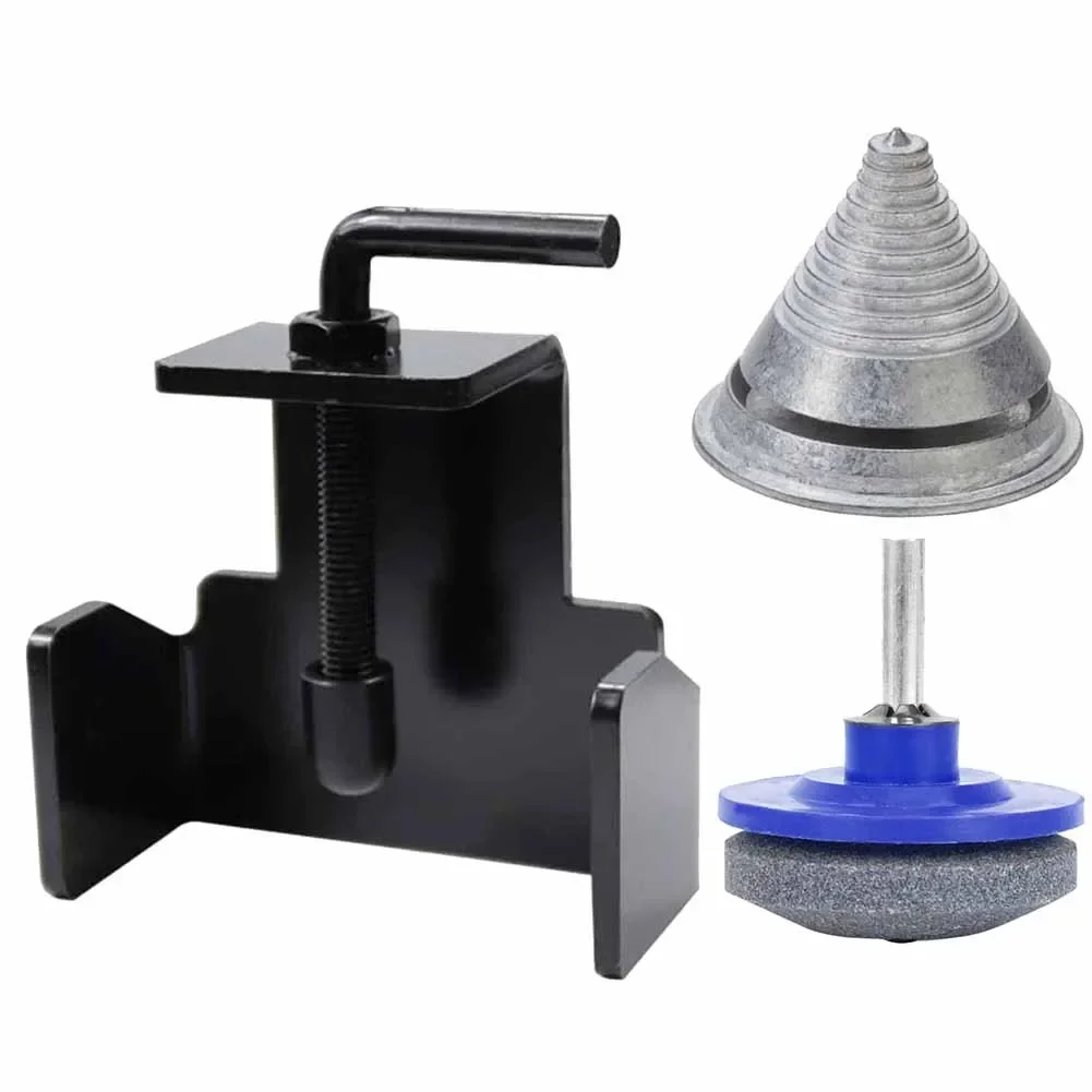 Lâmina remoção ferramenta com Sharpener e Balancer para cortador de grama, Garden Power Tools, 1Set