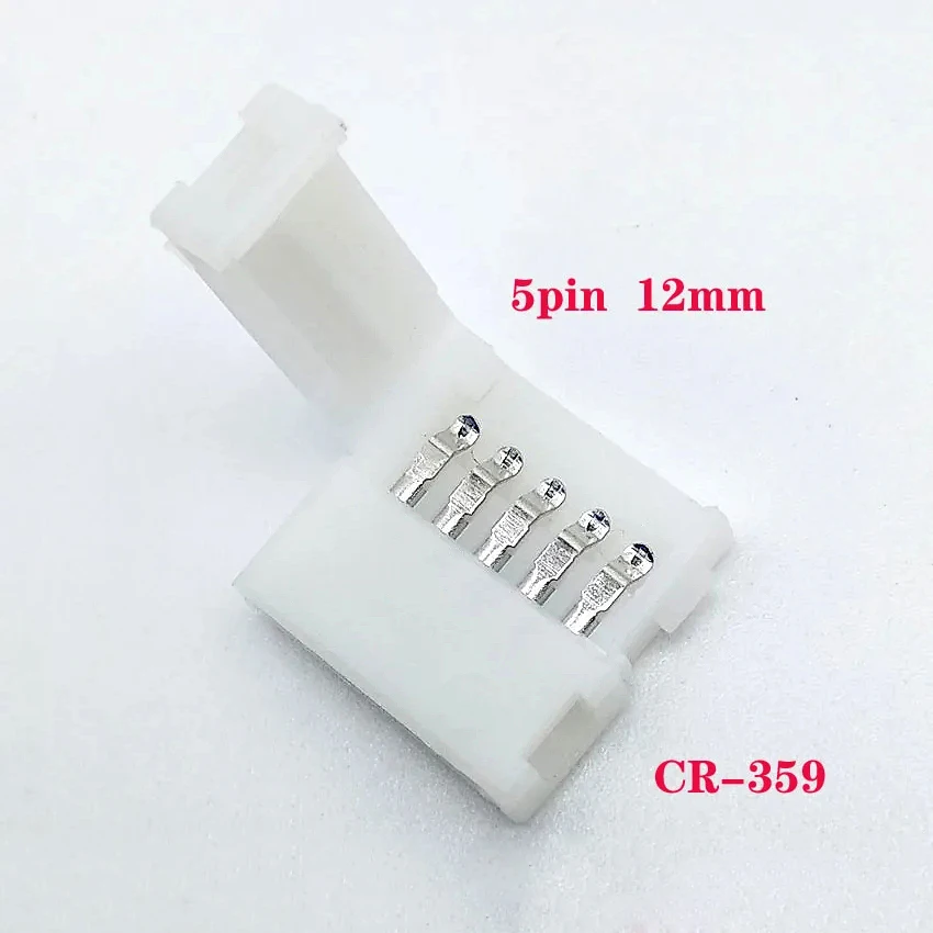 5Pcs/Lot LED Connector 2Pin 3Pin 4Pin Solderless For 8mm 10mm 5050 3528 ws2811 ws2812b 5630 5730 Smd LED Strip