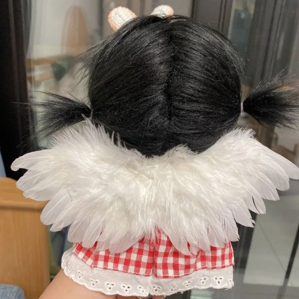 

Милая хлопковая кукла с набивными крыльями, милая мягкая кукла с крыльями идола, каваи, 20 см, кукла с перьями и крыльями