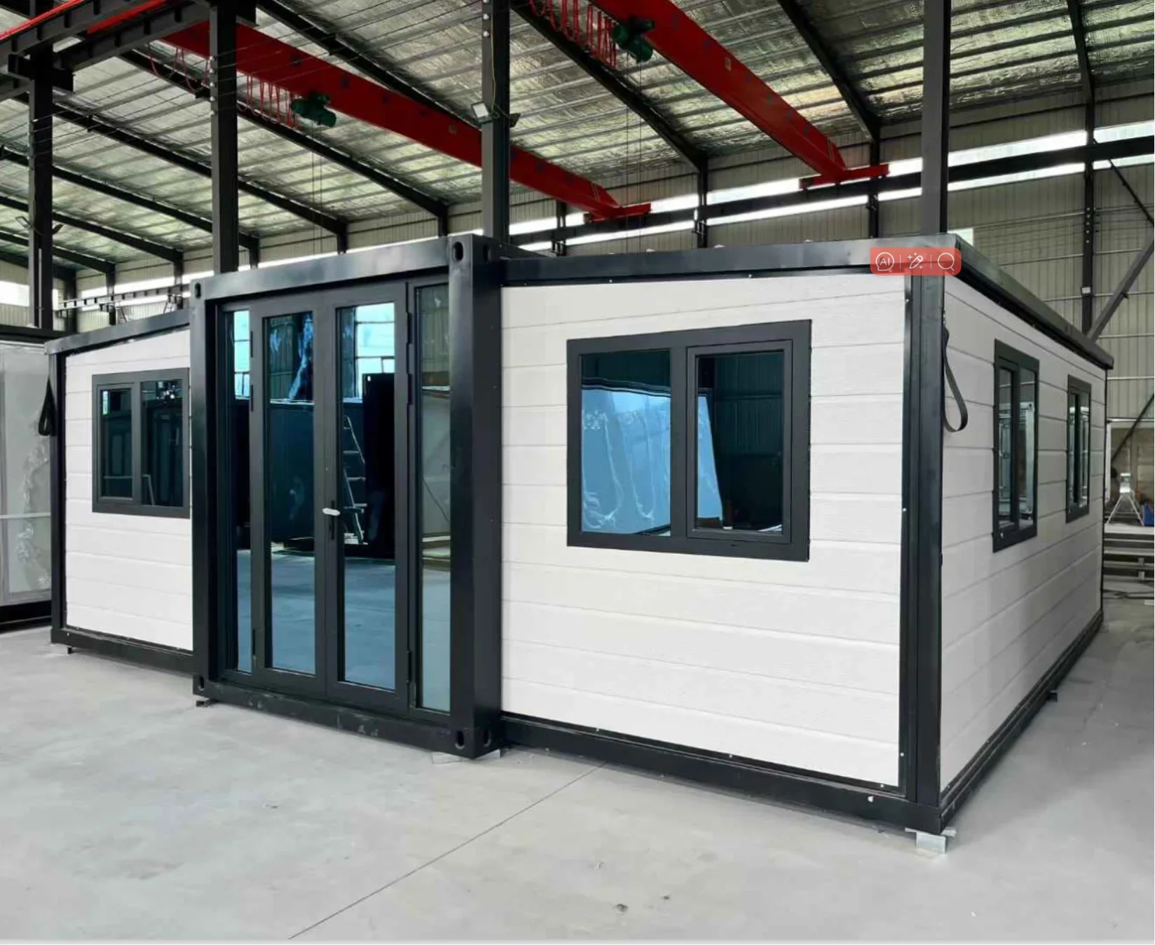 Prefabricated Maison Mobile House 2 Bedroom Expandable Foldable Container Home 20ft 40ft Tiny Prefab Houses 5 Bedrooms