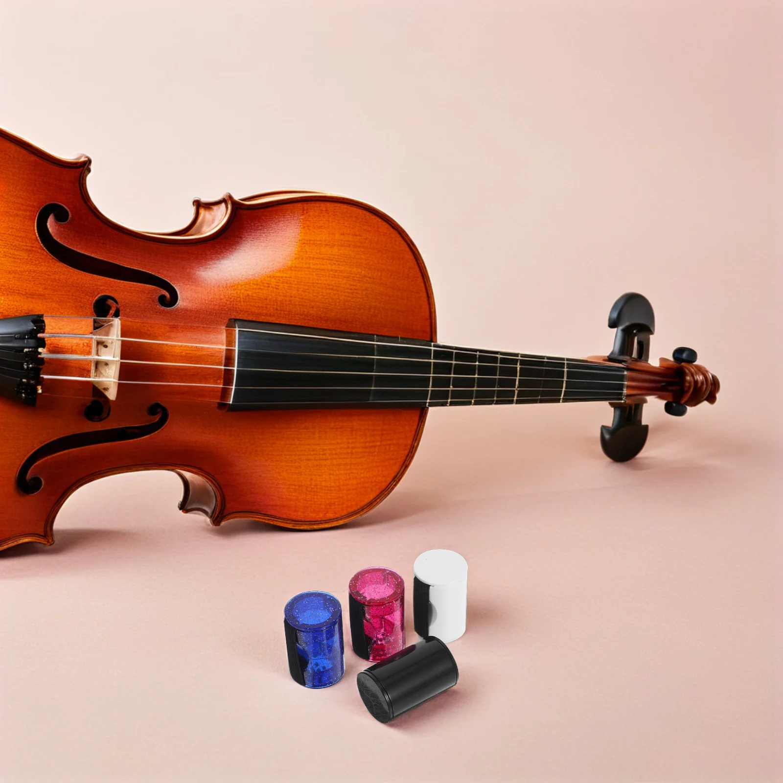 

4Pcs Finger Shaker Rhythm Sand Shaker Instrument Ring for Ukulele Guitar Mandolin Banjo Percussion Music Accessories