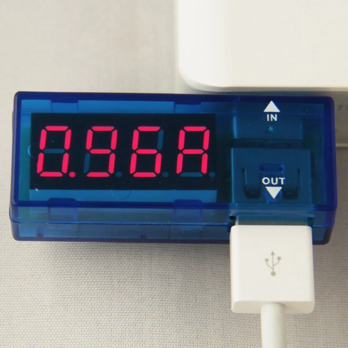 USB Power Voltage Current Multimeter Tester Monitor (Blue Cover) USB Voltage Current Multimeter