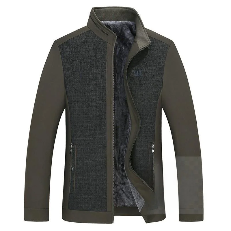 

Мужская демисезонная куртка с воротником-стойкой и рукавами 3/4, повседневная, модная