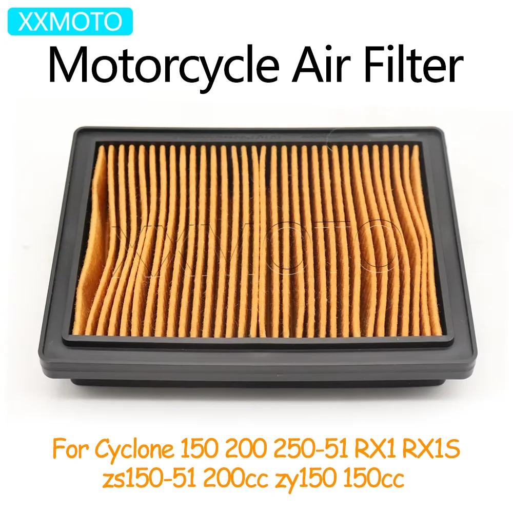 

For Zongshen Cyclone 150 200 RX1 RX1S 200cc zy150 150cc ZS150 ZS200 Motorcycle Air Filter Intake Cleaner ZS 200 Accessories