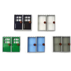 Small door MOC Parts Bulk Educational Building Block Compatible All Brands DIY Bricks Doors Tables Chairs Flowers