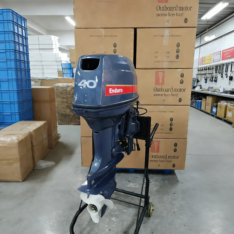 Hot Sale 40X Enduro Outboard Motor 2 Stroke 40hp Ymh Tiller Handle 40 hp 2 Stroke Outboard Long Shaft Boat Engine