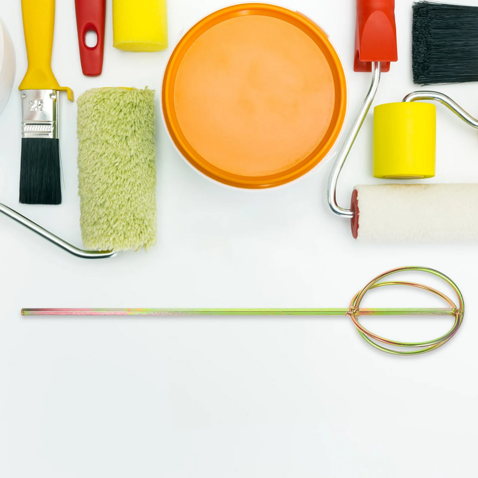 전기 드릴 육각 샹크 믹싱 로드 견고한 페인트 교반기 로드 부착물 콘크리트 진흙 그라우트용 파워 믹서 비트