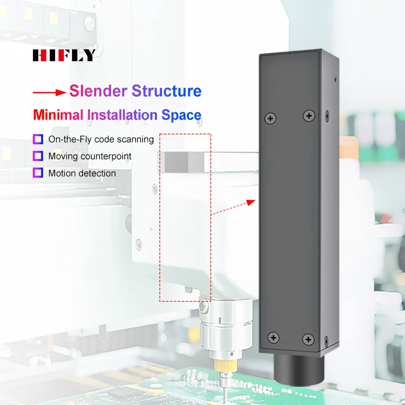 Machine Vision On-the-Fly Barcode Scanning Motion Detection 1.3MP 1/4