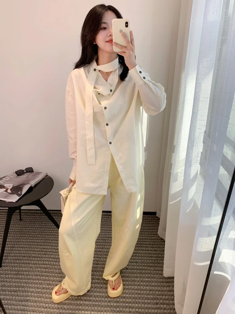 

Женская свободная длинная рубашка из смесового хлопка, повседневная, дышащая, тонкая ткань, однотонная, на пуговицах