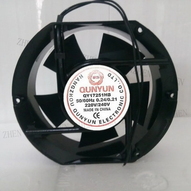 

Y 1 шт. новинка для QUNYUN QY17251HB AC 220/240 В 17 см 17251 2-проводной вентилятор с алюминиевой рамкой # QW.