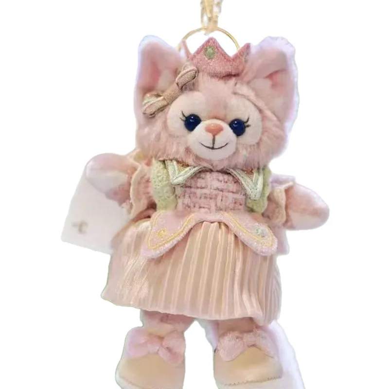 디즈니 뉴 드리미 리나벨 플러시 키체인 판타지 조절 가능한 봉제 인형 가방 참 귀여운 백팩 & 키 액세서리 선물