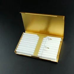 Aluminum Alloy Thin Cigarette Case 20pcs Tobacco Holder Pocket Box for Women Cigarettes Storage Container Smoking Accessories