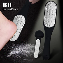 2in1 Foot File Rasp Scrubber Callus Remover Stainless Steel Heel Grater Exfoliating Foot Care Pedicure Tools