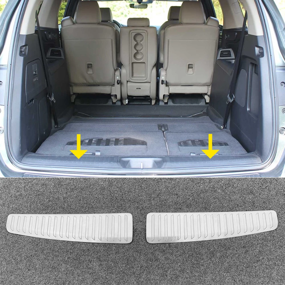 

2019-2022 FOR HONDA ODYSSEY METAL REAR BUMPER LOAD PROTECTOR COVERS