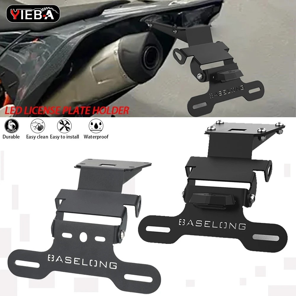 

YIEBA Tail Tidy License Plate Holder Kit Motorcycle Parts For KTM 125DUKE 250DUKE 390DUKE 2025 2026 2027 DUKE 125 / 250 / 390
