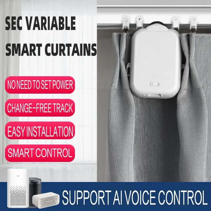Smart Home Electric Curtain Assistant Graffiti Gateway Remote Control Curtain Robot for Cross Border Ecommerce