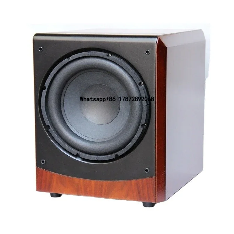 12 Inch Wood High Power With Amplifier Active Subwoofer Home Audio Car Modification Subwoofer Music Sound Equipment Amplifiers S