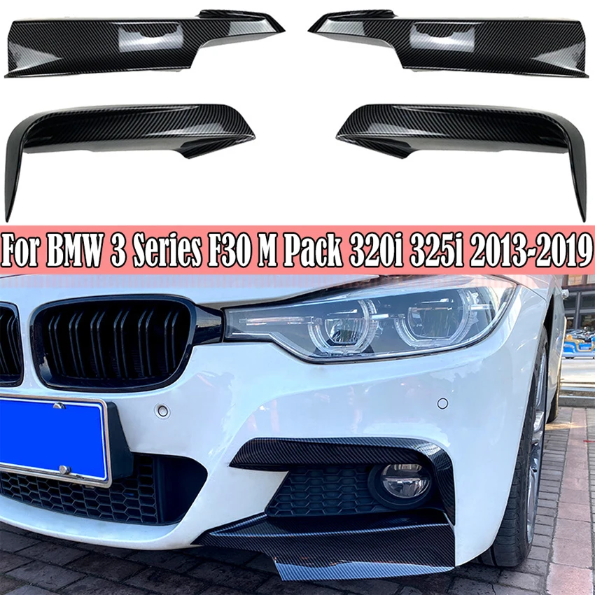 

Противотуманные фары, передний ветровой нож, угловой автомобиль, модификация передней части лица для BMW 3 серии F30 M, упаковка 2013-2019, угловые разветвители бампера