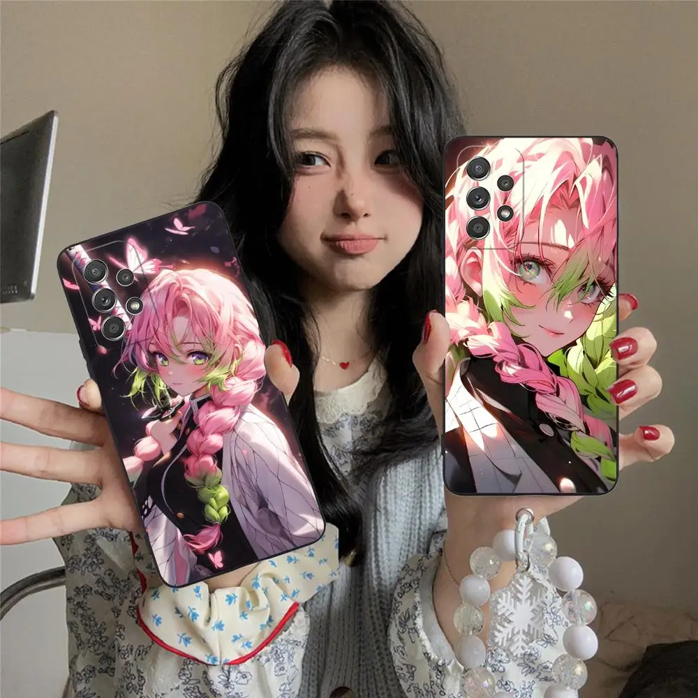 شيطان القاتل ميتسوري قضية الهاتف لسامسونج غالاكسي A73 72 71 70 56 55 54 53 52 36 35 34 23 16 15 5 جرام اللون الغطاء الواقي