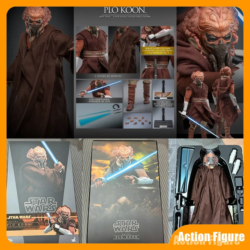 

In Stock Hottoys Star Wars Episode Iii – Revenge Of The Sith Plo Koon Mms785 1/6 Scale Action Figure Collectible Model Gift
