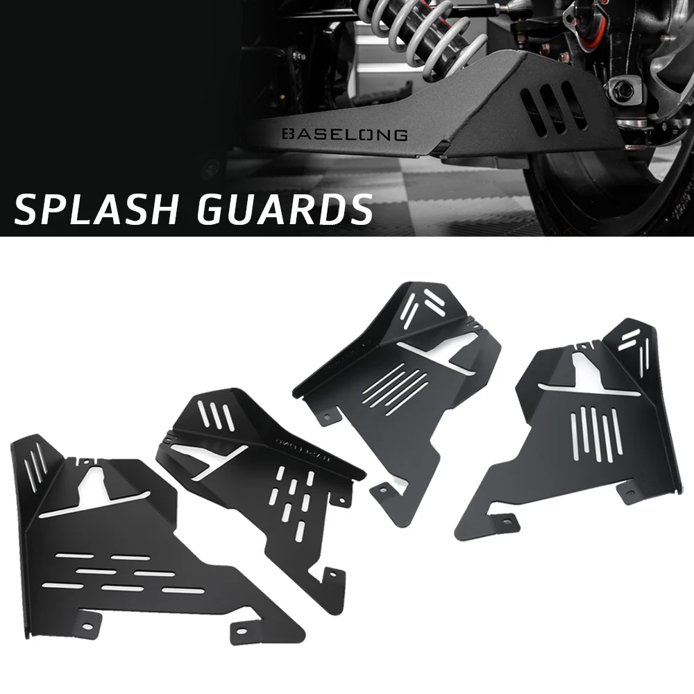 

3-Wheel Motorcycle Aluminum Front Splash Guard Protectors FOR Can-Am Ryker 600 900 Sport Ryker Rally Edition 2018-2025 2024 2023
