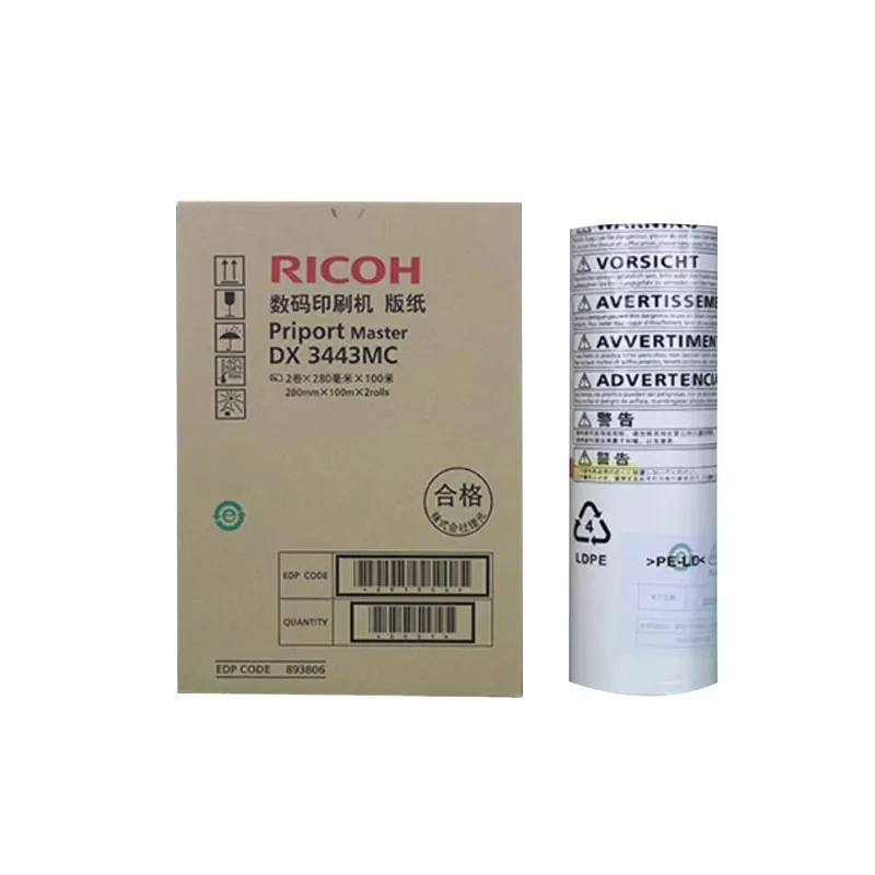 

Original Wax Paper suitable for Ricoh DX3443MC DX 3443C DD 3344C CP 6303C 6302C