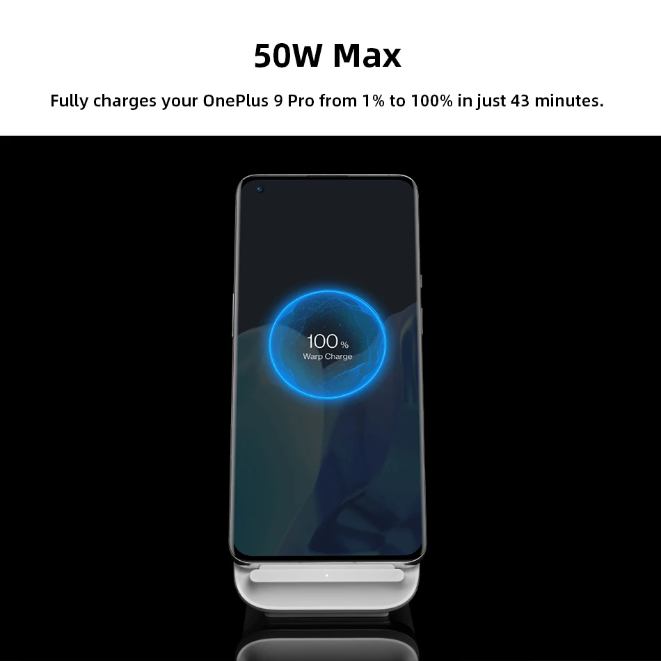 Top Warp Charge 50W Wireless Charger AIRVOOC US Wireless Qi Charging EPP 15W/5W For Oneplus 10 Pro 9 PRO Mobile Phone