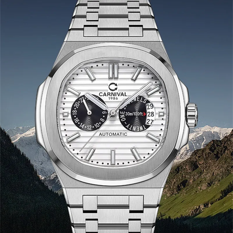Switzerland Carnival MIYOTA Automatic Watch for Men Luxury Brand Mechanical Men‘s Watches Sapphire Panda Eyes 2026 Reloj Hombre