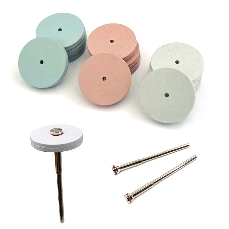 20pcs Silicone Rubber Polishing wheels For Dental Jewelry Rotary Tool Dental Silicon Rubber Polishing Wheel
