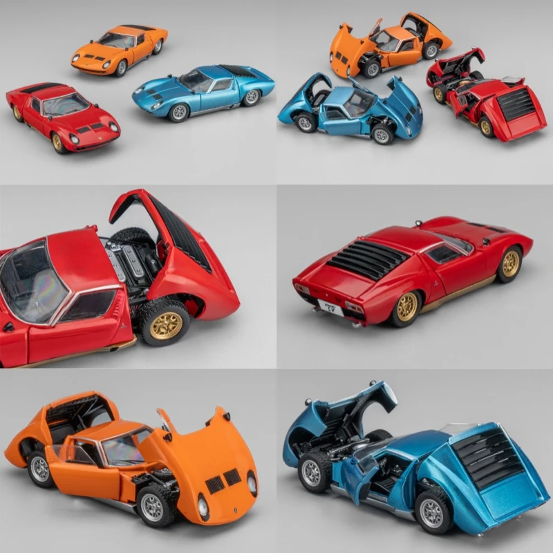 

[Предпродажа] Element ECAR 1:64 Classic Cars Miura Red / Orange / Ice Blue Литая под давлением модель автомобиля