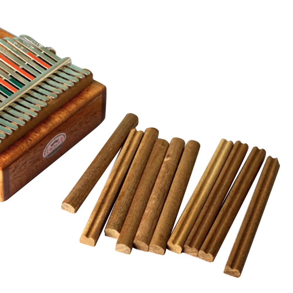 17 Keys DIY Sets Thumb Piano Shrapnel Wood Bridge Steel Tuning Hammer Anti-rust Musical Instrument Parts