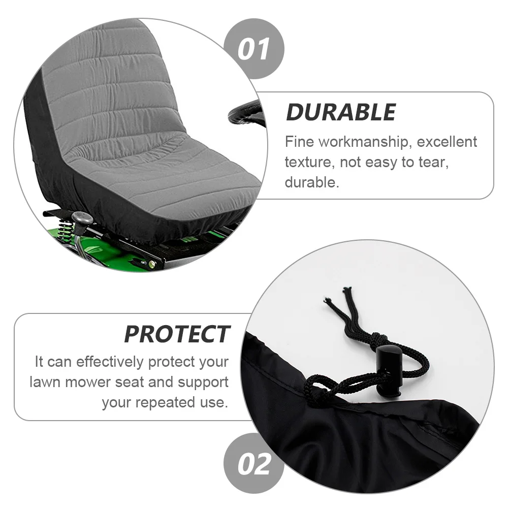 

1pc Universal Weeder Heavy Duty Tractor Seat Protection Cover Dust Household Cover For Weeder Seat Proof For Garden Tractor