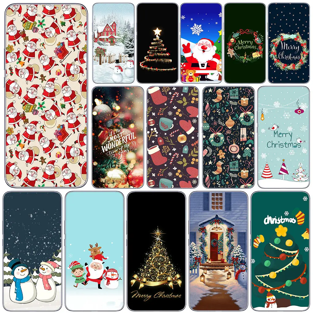 Merry Christmas Tree Deer Phone Casing for Motorola Moto G62 G72 G82 G84 5G G13 G14 G53 G54 Edge 40 neo Pro G23 Cover Case