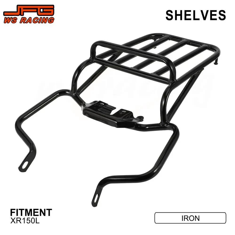 Rear Luggage Rack Shelf Bracket Motocycles Accessories Iron Black Cargo Rack For HONDA XR150L XR 150L Dirt Pit Bike Moto Parts