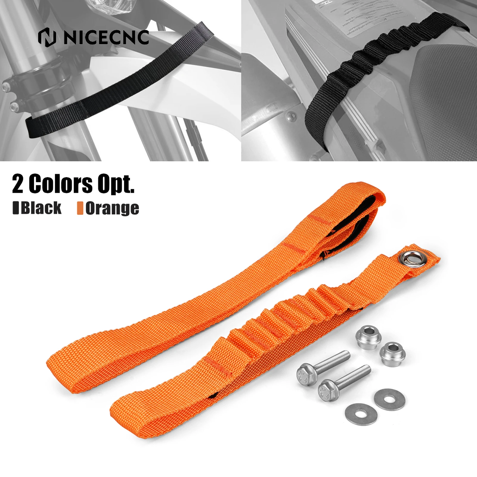 

For KTM EXC 300 TPI 2023 EXC 250 EXC 450 EXCF 350 Front Rear Holding Fender Pull Strap SX125 SXF 450 2019-2022 For GasGas EC 300