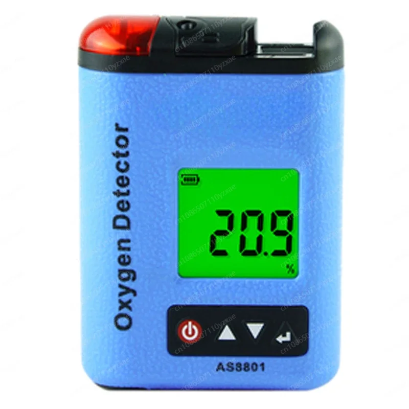 AS8801 Oxygen Gas Monitor Detector 0~30% VOL oxygen Leak Location Determine Digital O2 Concentration Monitor