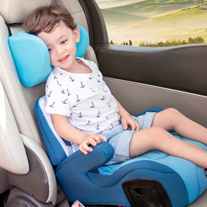 Auto-Kopfstütze aus Memory-Schaum Kinder-Autositz-Kopfstütze Sicherheitssitz-Nackenkissen Kinder-Auto-Nackenkissen Auto-Innenausstattung