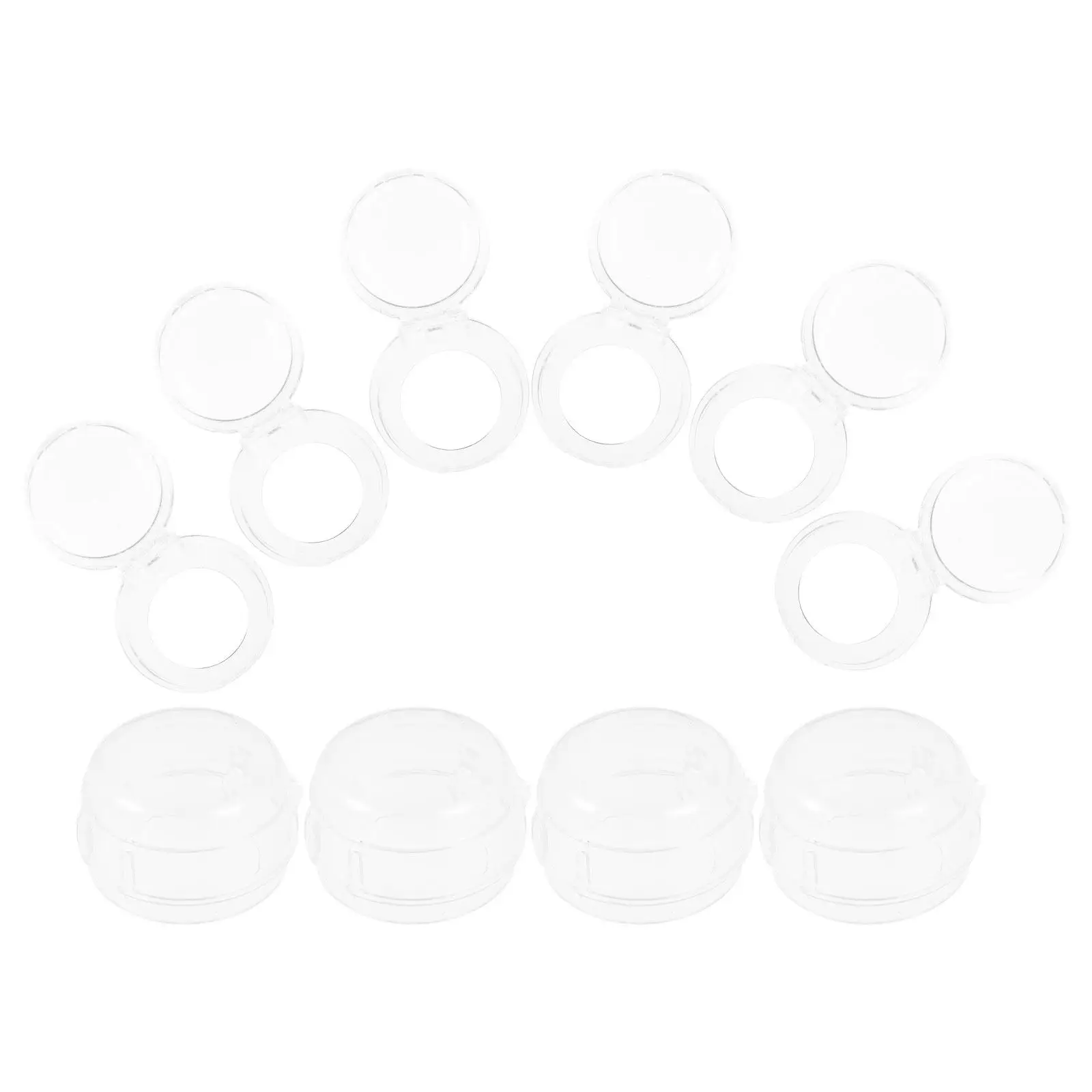 

10 шт. Защитные накладки на ручки газовой плиты, прозрачные, предотвращают случайное включение, гладкая поверхность, легко устанавливаются на все типы плит