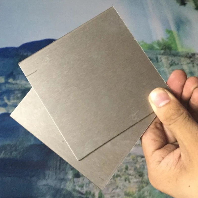 high pure nickel plate thick 1MM-5MM size customize electroplating nickel plate nickel anode for scientific research