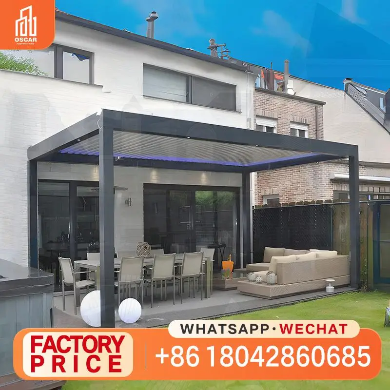 

Открытый электрический пульт дистанционного управления, выдвижной водонепроницаемый навес для патио, сада, балкона