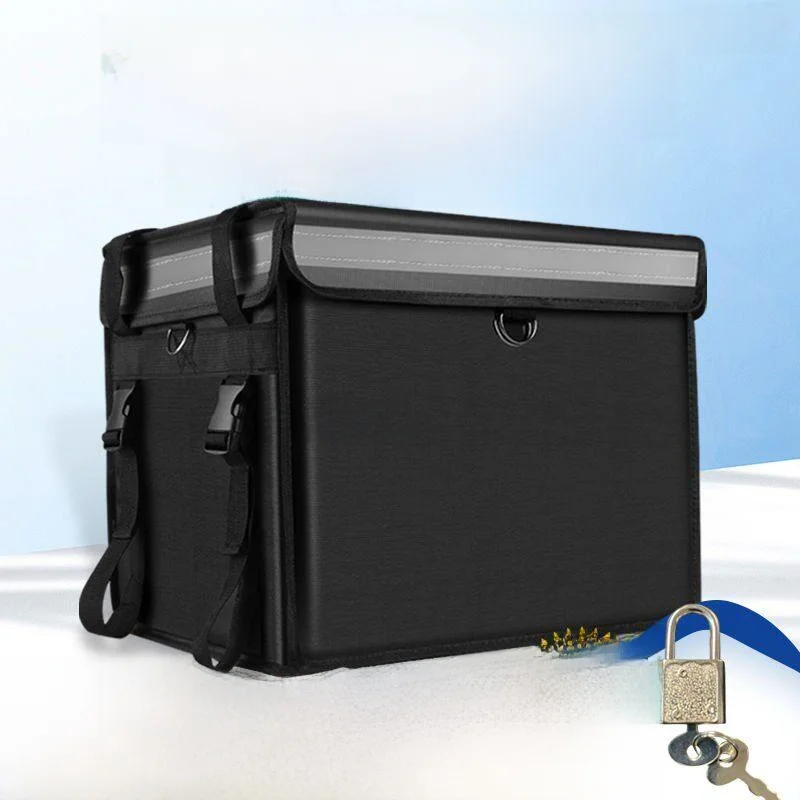 

Thickened Waterproof Insulation Delivery Box Black Ice Pack Food Container for Outdoor Camping Picnic Barbecue 62 Liter Size