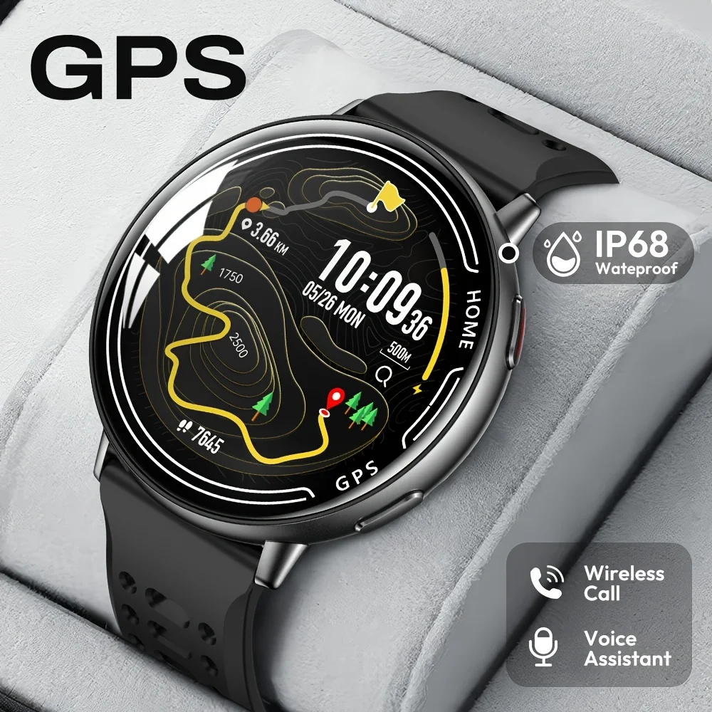 

Новые умные часы с GPS для женщин, 1.43 AMOLED, AI GPT, IP68, водонепроницаемые, с Bluetooth-вызовами, мультиспортивные, мужские умные часы, подарок для женщин