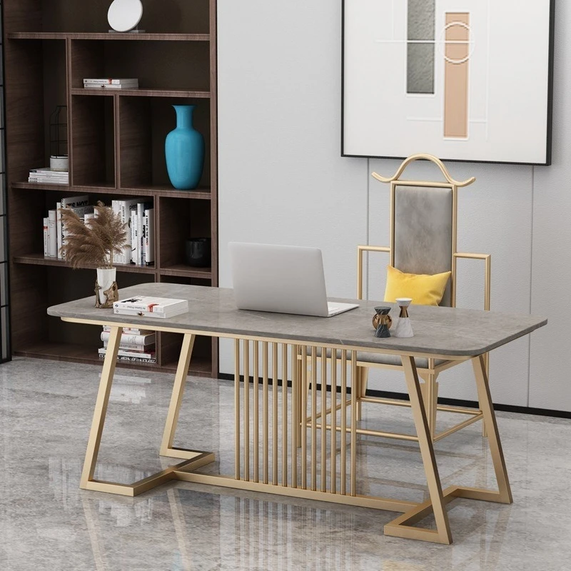 Modern home slate light luxury desk small apartment simple desktop computer desk