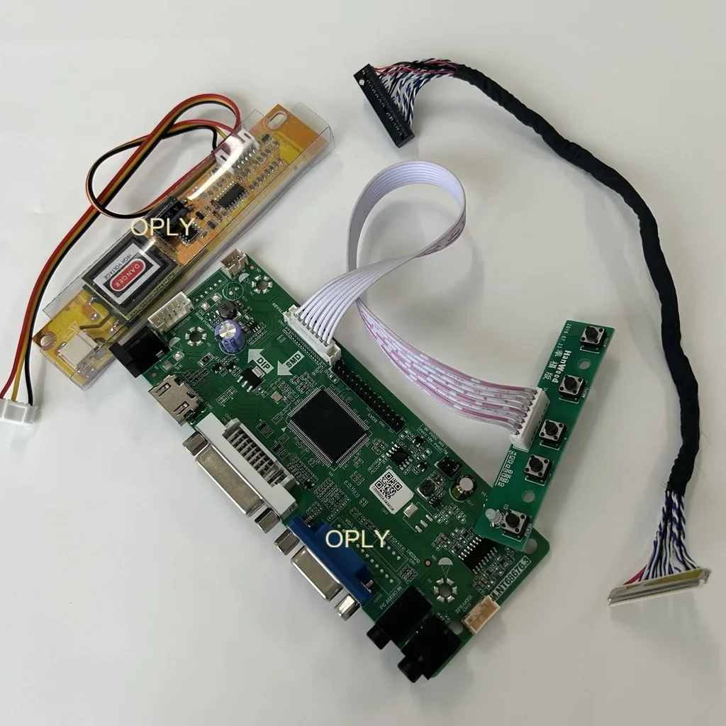 M.NT68676 Controller Board HDMI-compatible VGA DVI Kit for LTN141W1 LTN141W1-L09/L05 LTN141A-L01 LCD Screen DIY 14.1