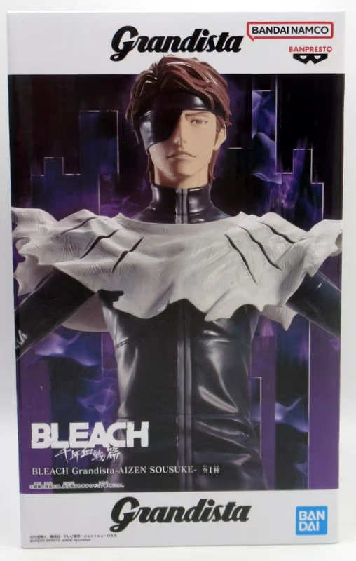 Originele Banpresto Grandista BLEACH Sosuke Aizen Figuur, Thousand-Year Blood War Anime Figuur, verzamelmodel, speelgoed, op voorraad.