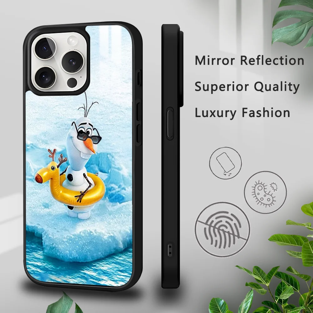 O-Olaf Snowman Frozen Phone Case For iPhone 16 15 14 13 12 11 Pro Xs Max Mini Plus Celulares Hard Funda